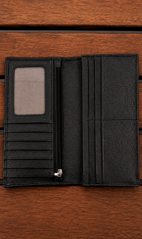 Black Long Wallet